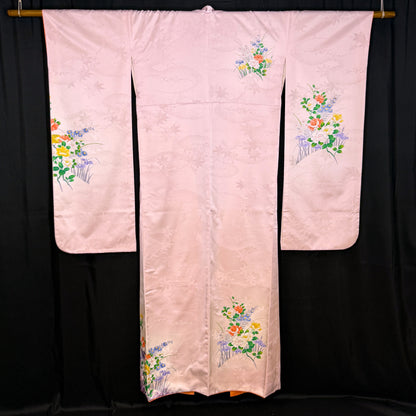 "Pastel Pink" Vintage Furisode Kimono