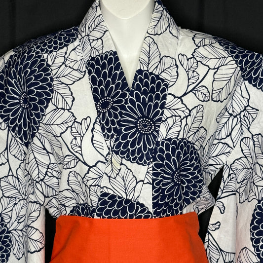 "Stardew Chrysanthemum" Vintage Japanese Yukata