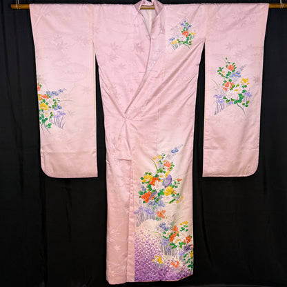"Pastel Pink" Vintage Furisode Kimono
