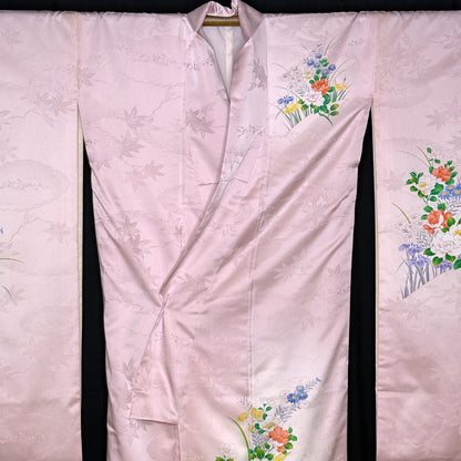 "Pastel Pink" Vintage Furisode Kimono
