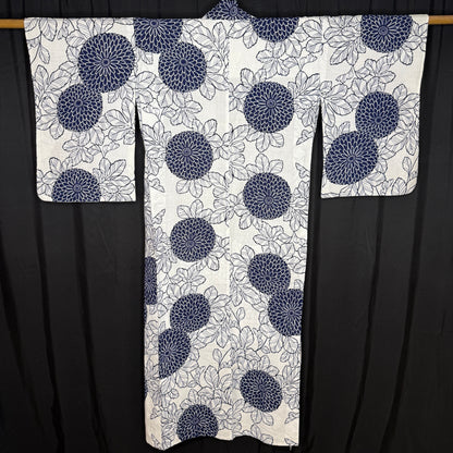 "Stardew Chrysanthemum" Vintage Japanese Yukata