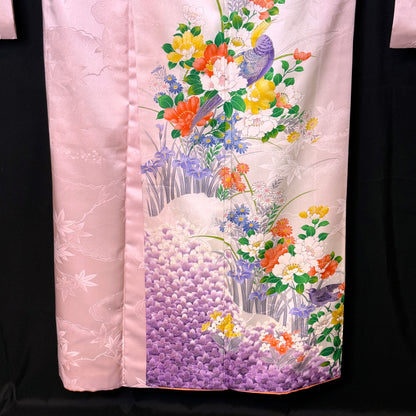 "Pastel Pink" Vintage Furisode Kimono