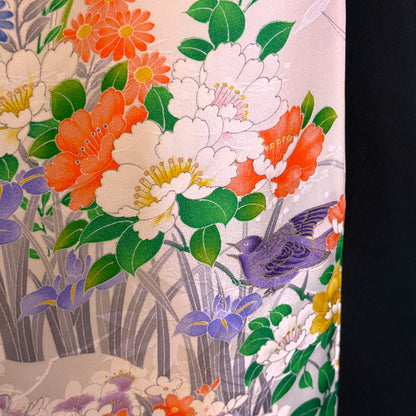 "Pastel Pink" Vintage Furisode Kimono