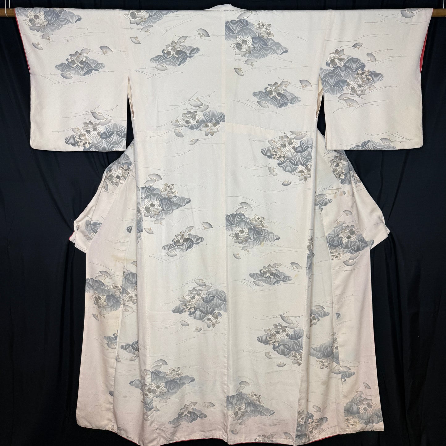 "Winter Shore" Vintage Woman's Kimono