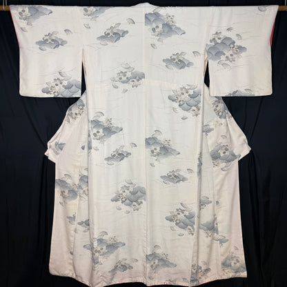 "Winter Shore" Vintage Woman's Kimono