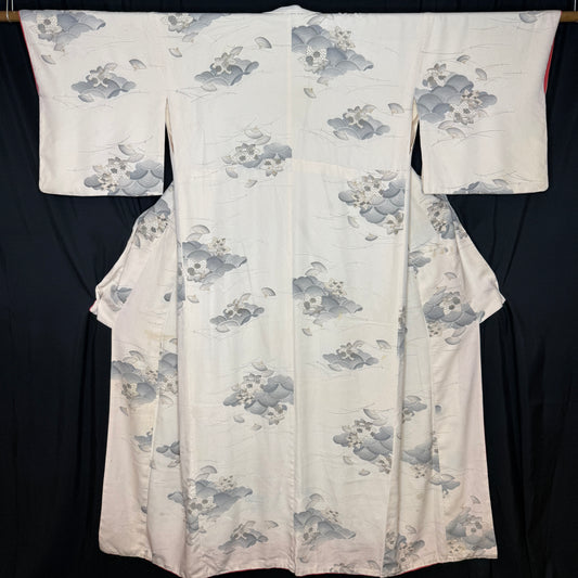 "Winter Shore" Vintage Woman's Kimono