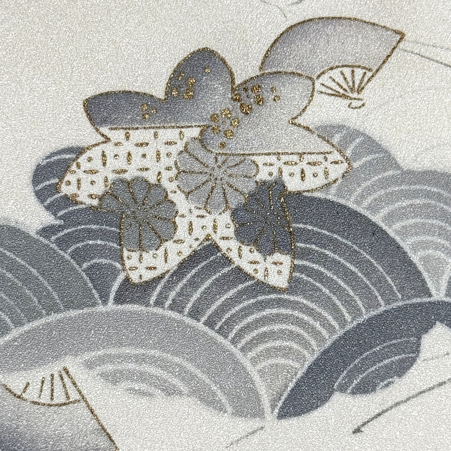 "Winter Shore" Vintage Woman's Kimono