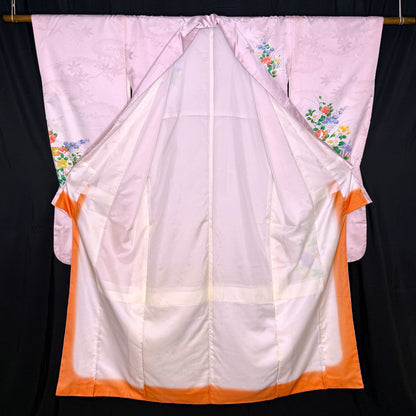 "Pastel Pink" Vintage Furisode Kimono