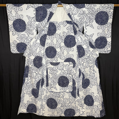 "Stardew Chrysanthemum" Vintage Japanese Yukata