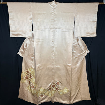 "Floral Lattice" Vintage Woman's Kimono