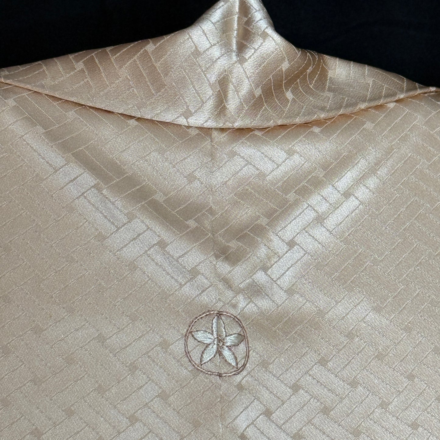 "Floral Lattice" Vintage Woman's Kimono