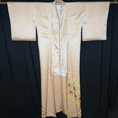 "Floral Lattice" Vintage Woman's Kimono