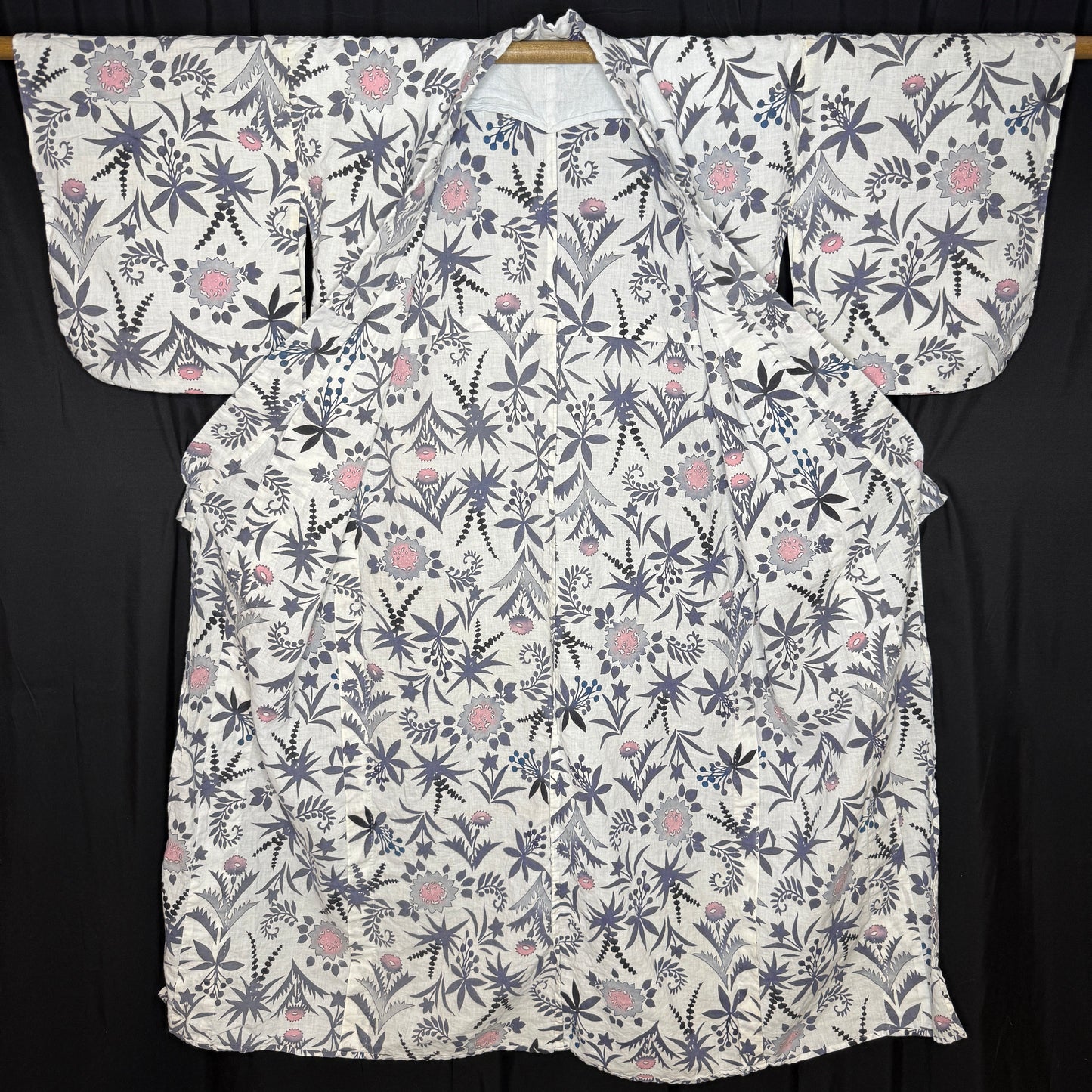 "Moonlit Meadow" Vintage Japanese Yukata