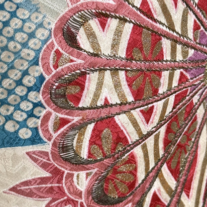 "Feminine Charm" Vintage Furisode Kimono