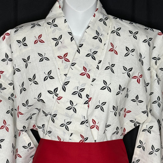 "Flutter Tiles" Vintage Japanese Yukata