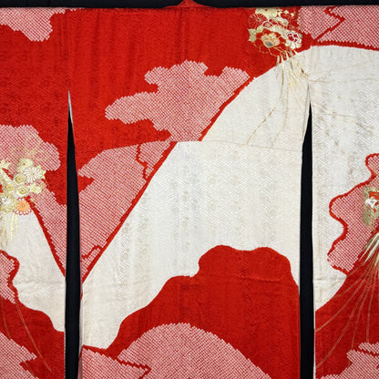 "Kusudama" Vintage Furisode Kimono