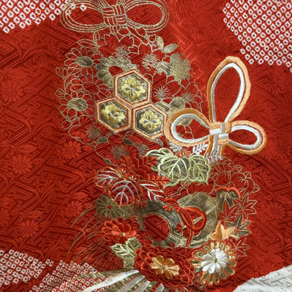 "Kusudama" Vintage Furisode Kimono