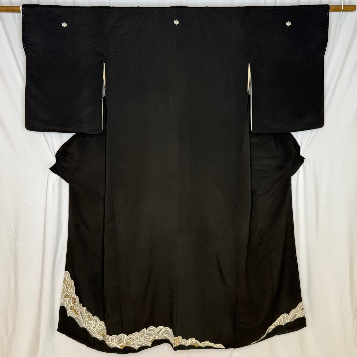 "Ebb and Flow" Vintage Tomesode Kimono