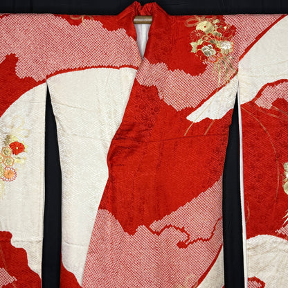 "Kusudama" Vintage Furisode Kimono