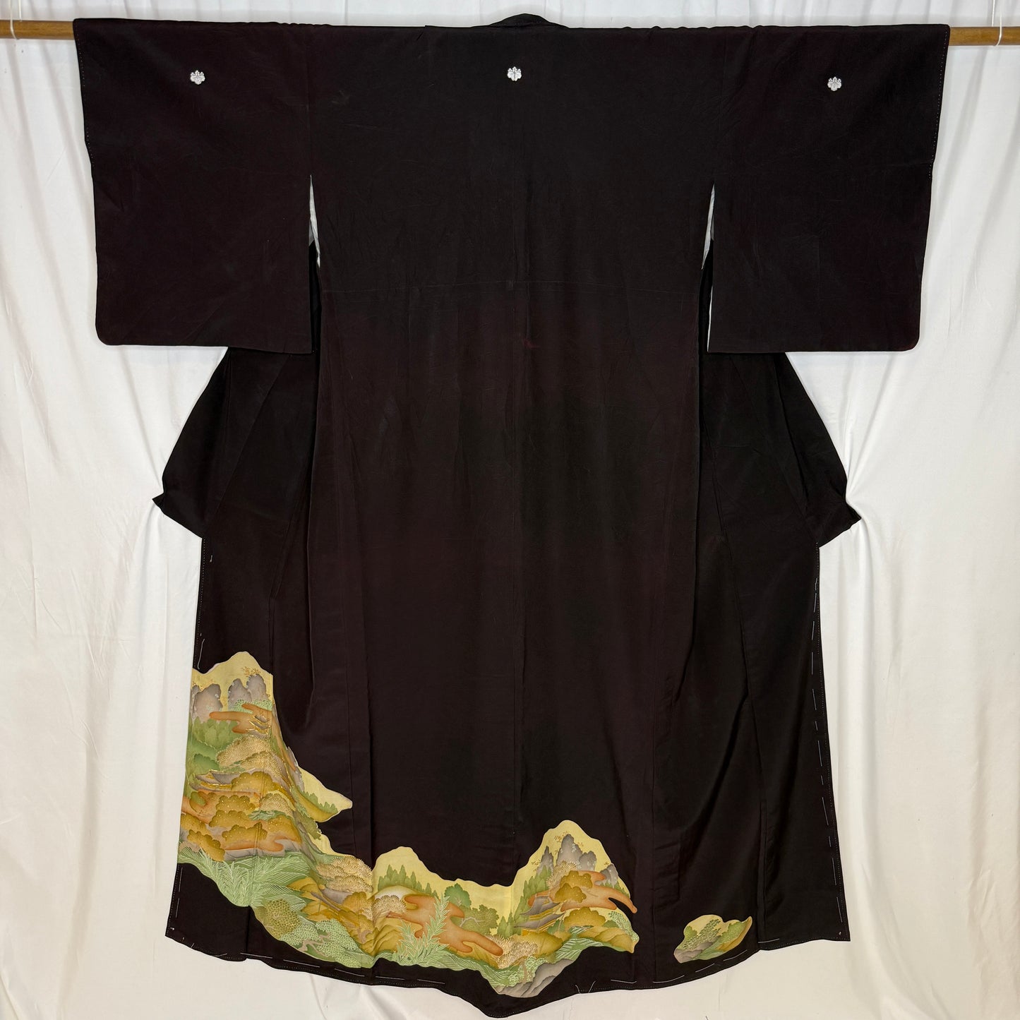 "Autumn Vista" Vintage Tomesode Kimono