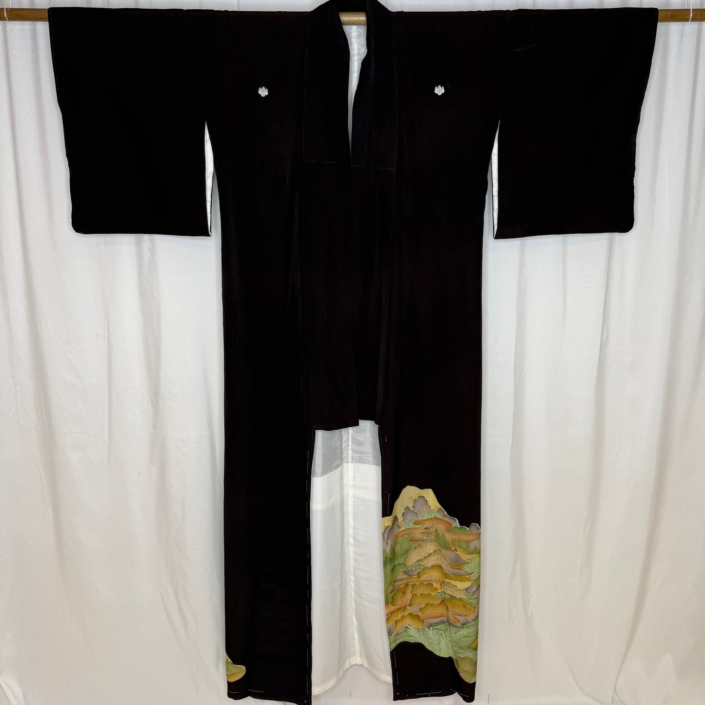 "Autumn Vista" Vintage Tomesode Kimono
