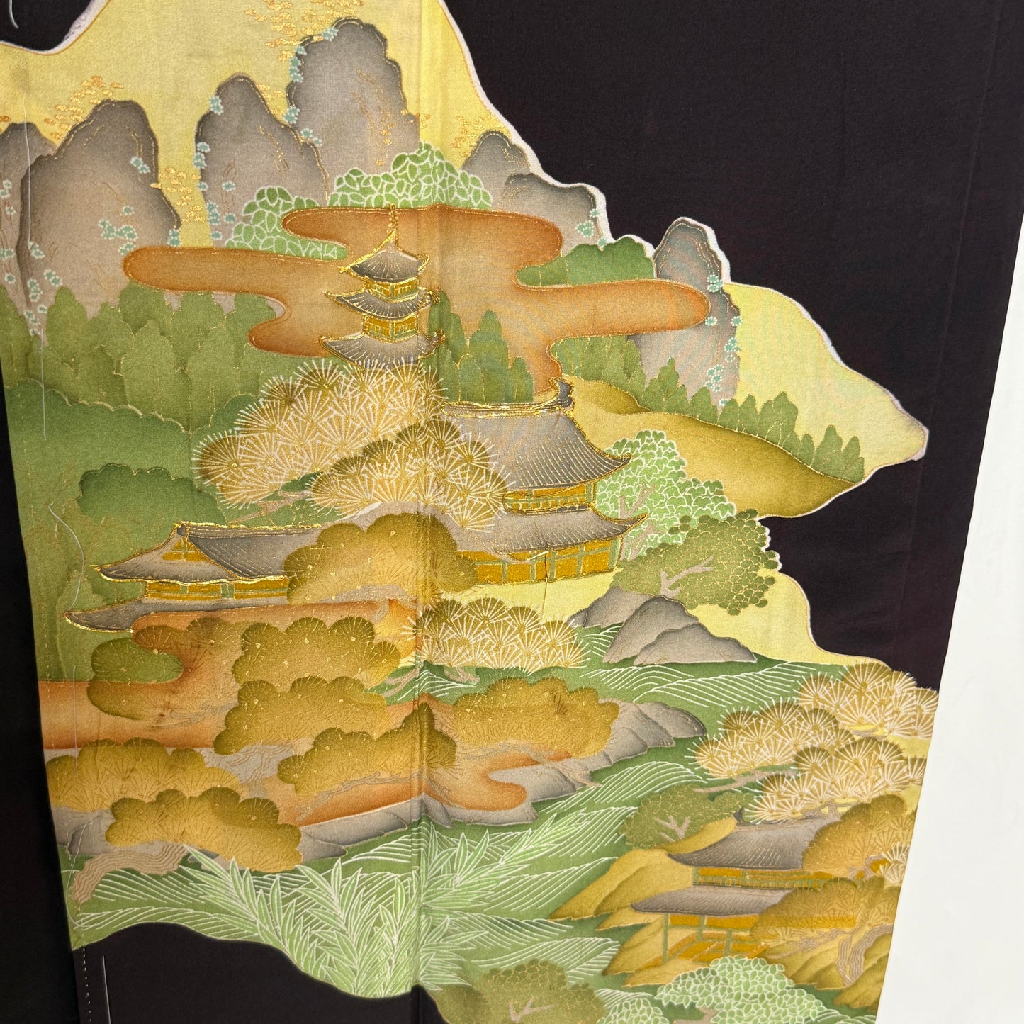 "Autumn Vista" Vintage Tomesode Kimono