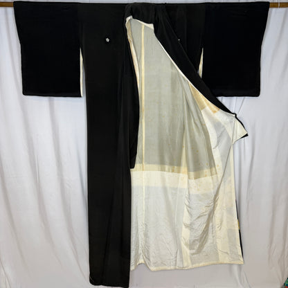 "River of Pines" Vintage Tomesode Kimono