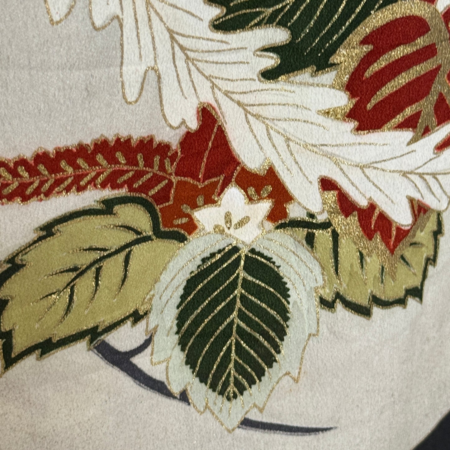 "White Peacock" Vintage Tomesode Kimono