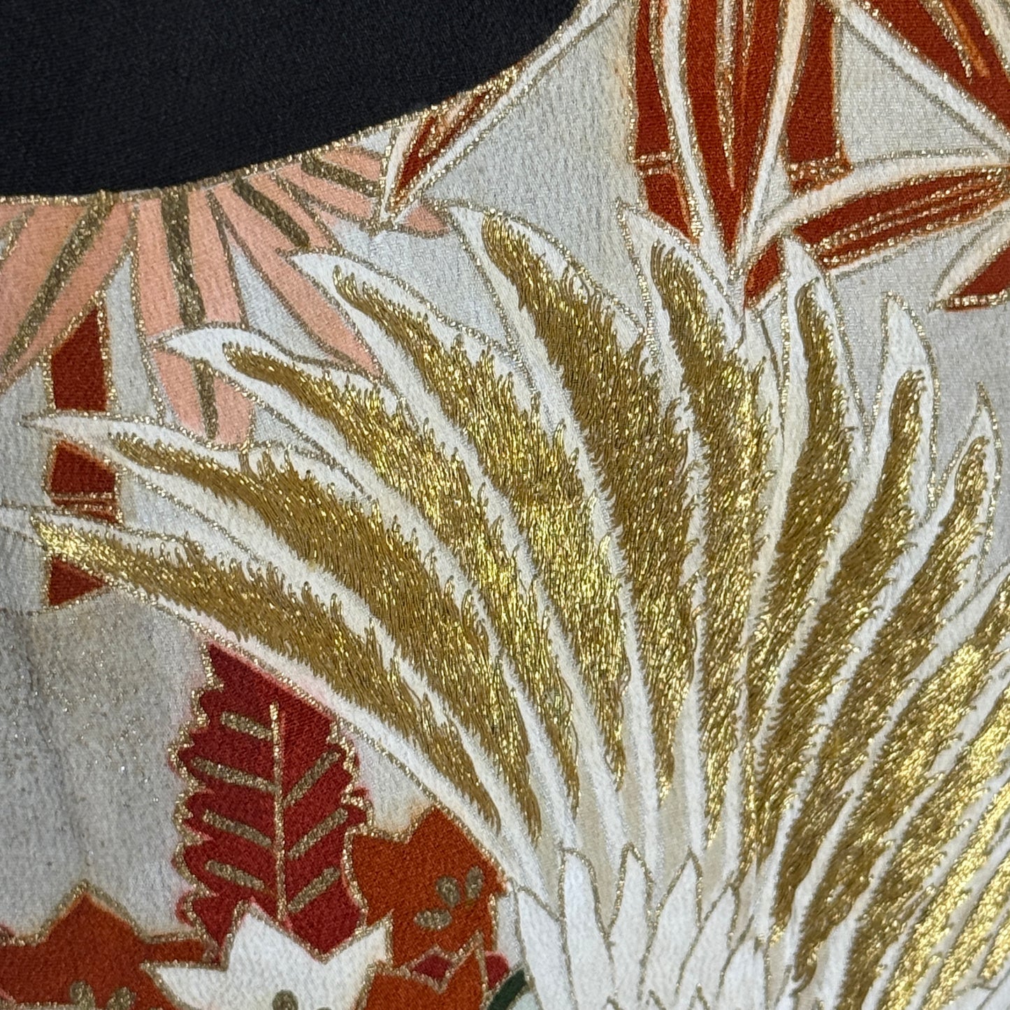"White Peacock" Vintage Tomesode Kimono