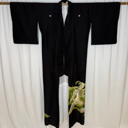 "Soaring Tides" Vintage Tomesode Kimono