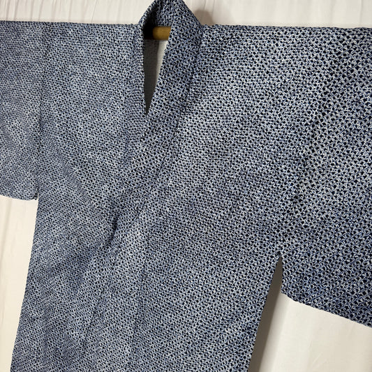 "Shibori Sky" Vintage Japanese Yukata