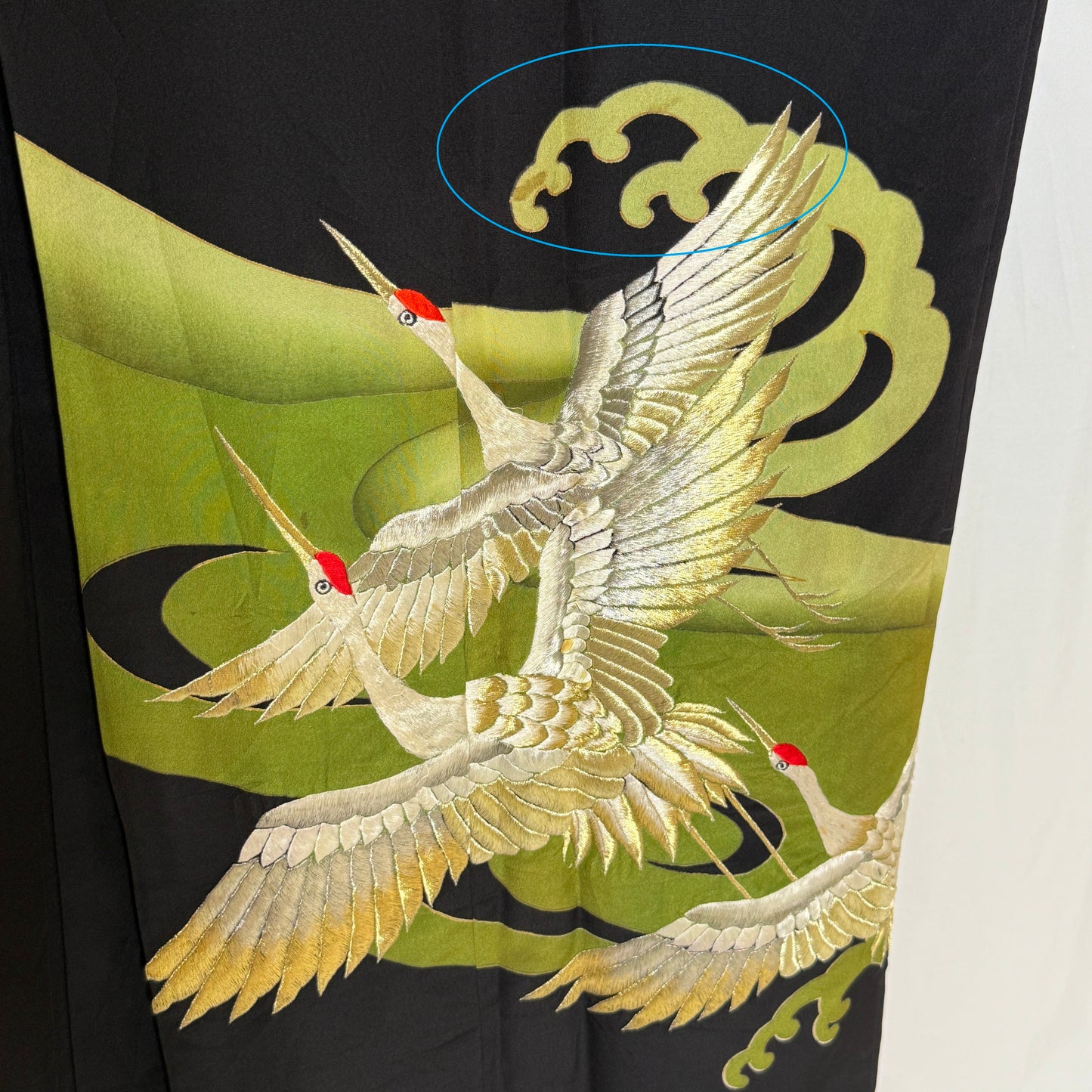"Soaring Tides" Vintage Tomesode Kimono
