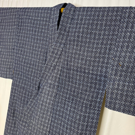 "Diamond Tiles" Vintage Japanese Yukata