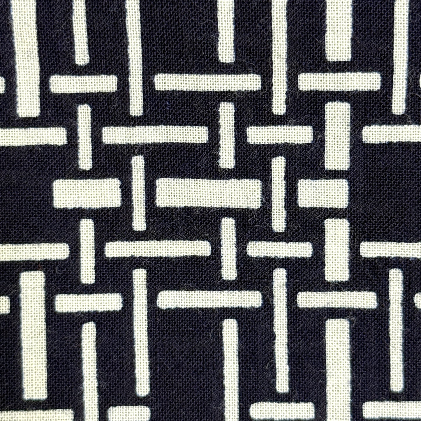"Maze at Night" Vintage Japanese Yukata