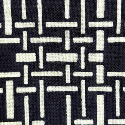 "Maze at Night" Vintage Japanese Yukata