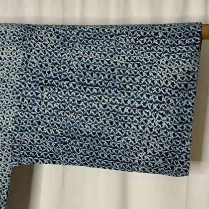 "Shibori Ripples" Vintage Japanese Nemaki