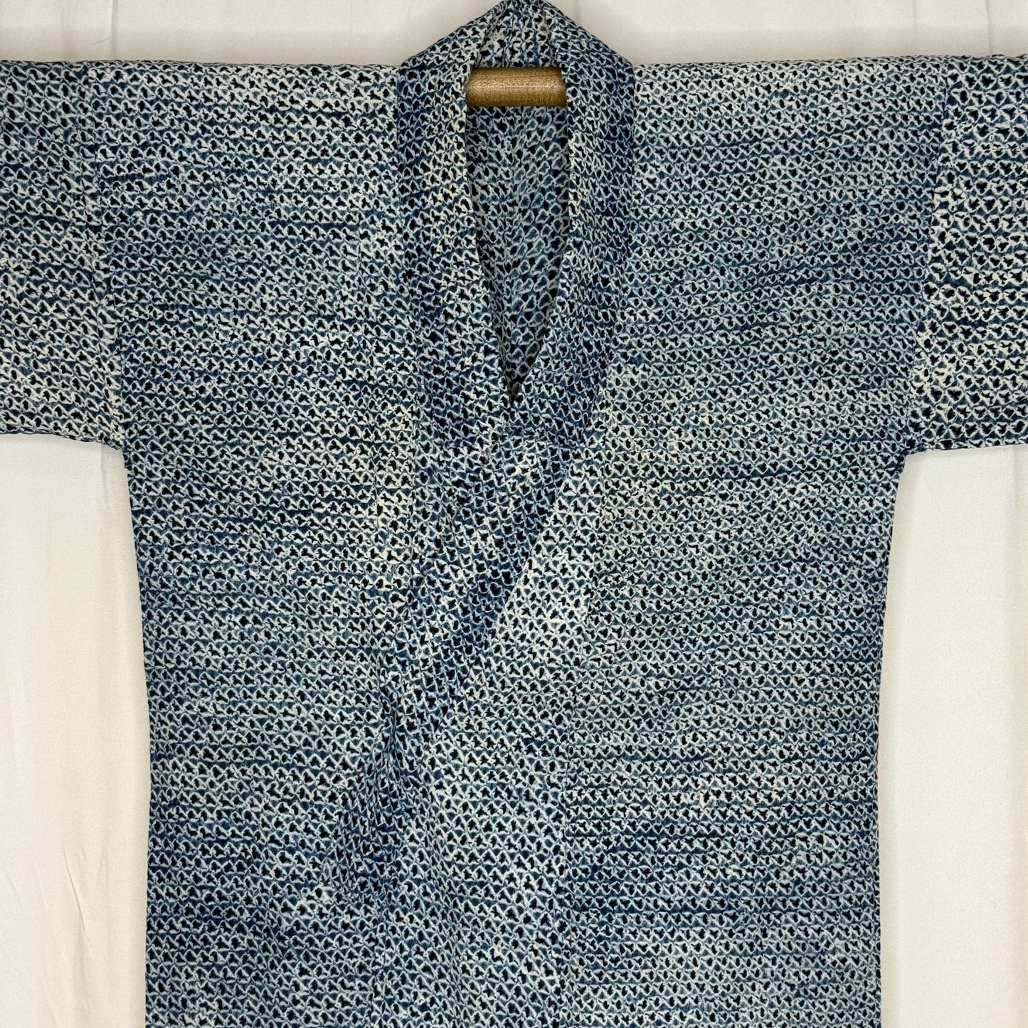 "Shibori Ripples" Vintage Japanese Nemaki