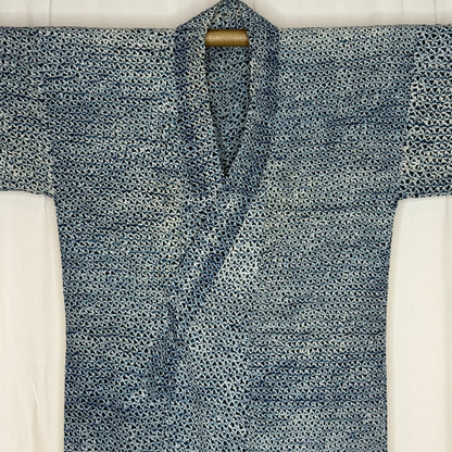 "Shibori Ripples" Vintage Japanese Nemaki