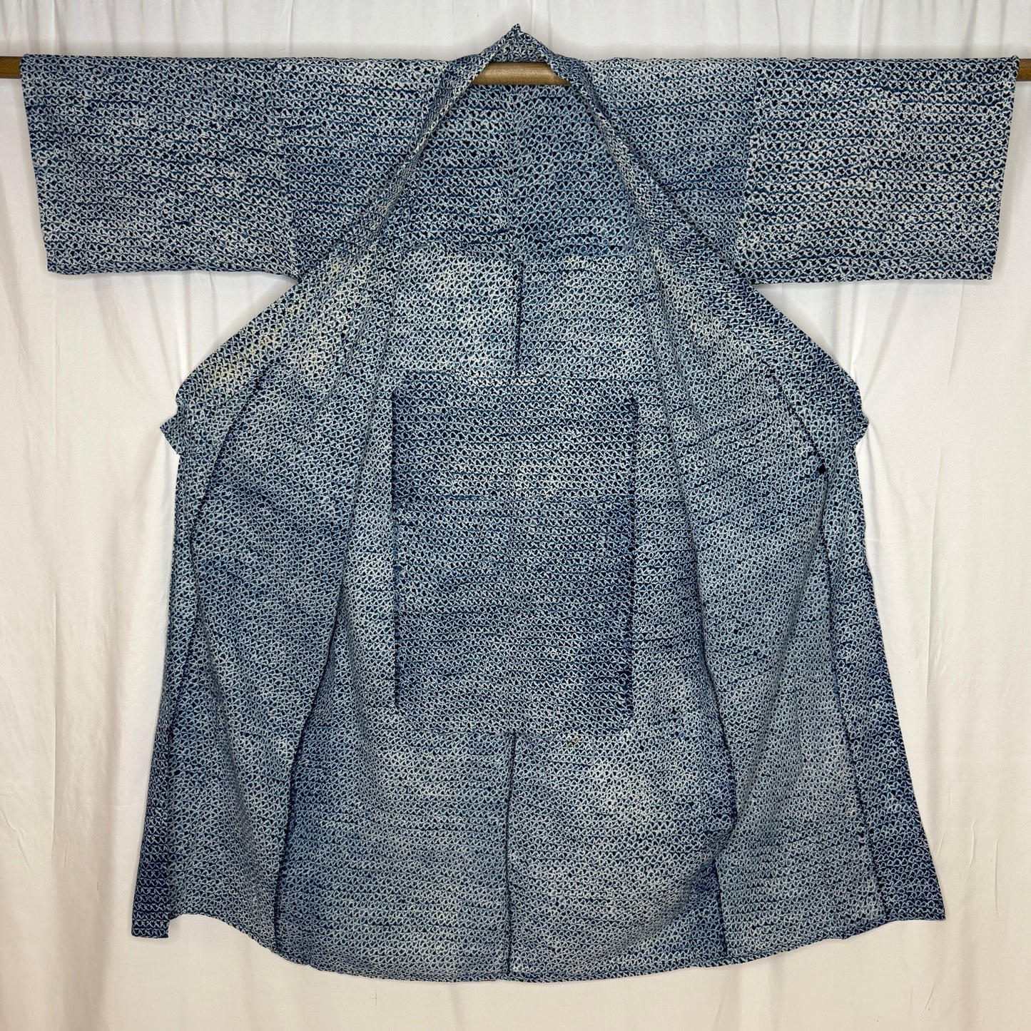 "Shibori Ripples" Vintage Japanese Nemaki