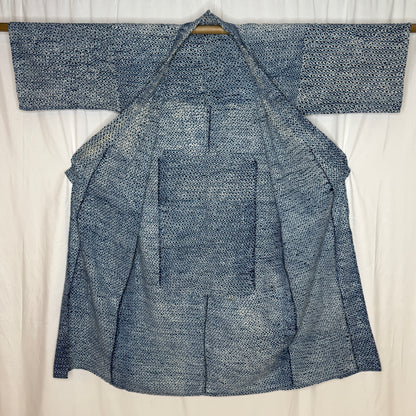 "Shibori Ripples" Vintage Japanese Nemaki