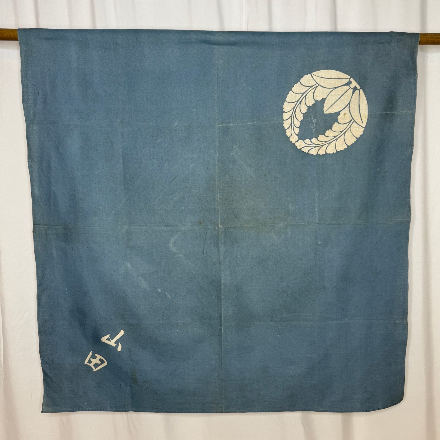 "Blue Wisteria" Vintage Furoshiki (Large)