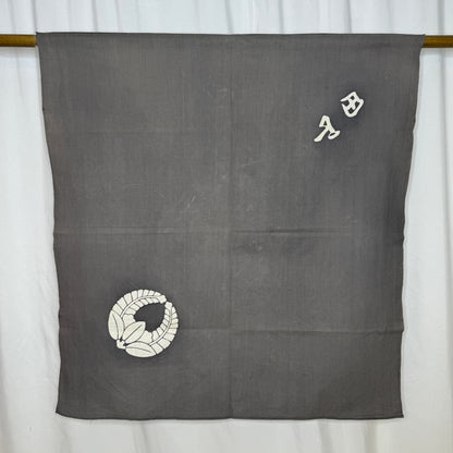 "Gray Wisteria" Vintage Furoshiki (Large)