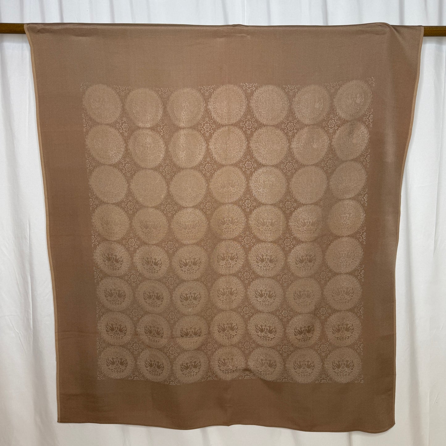 "Birds and Florals" Vintage Furoshiki (Large)