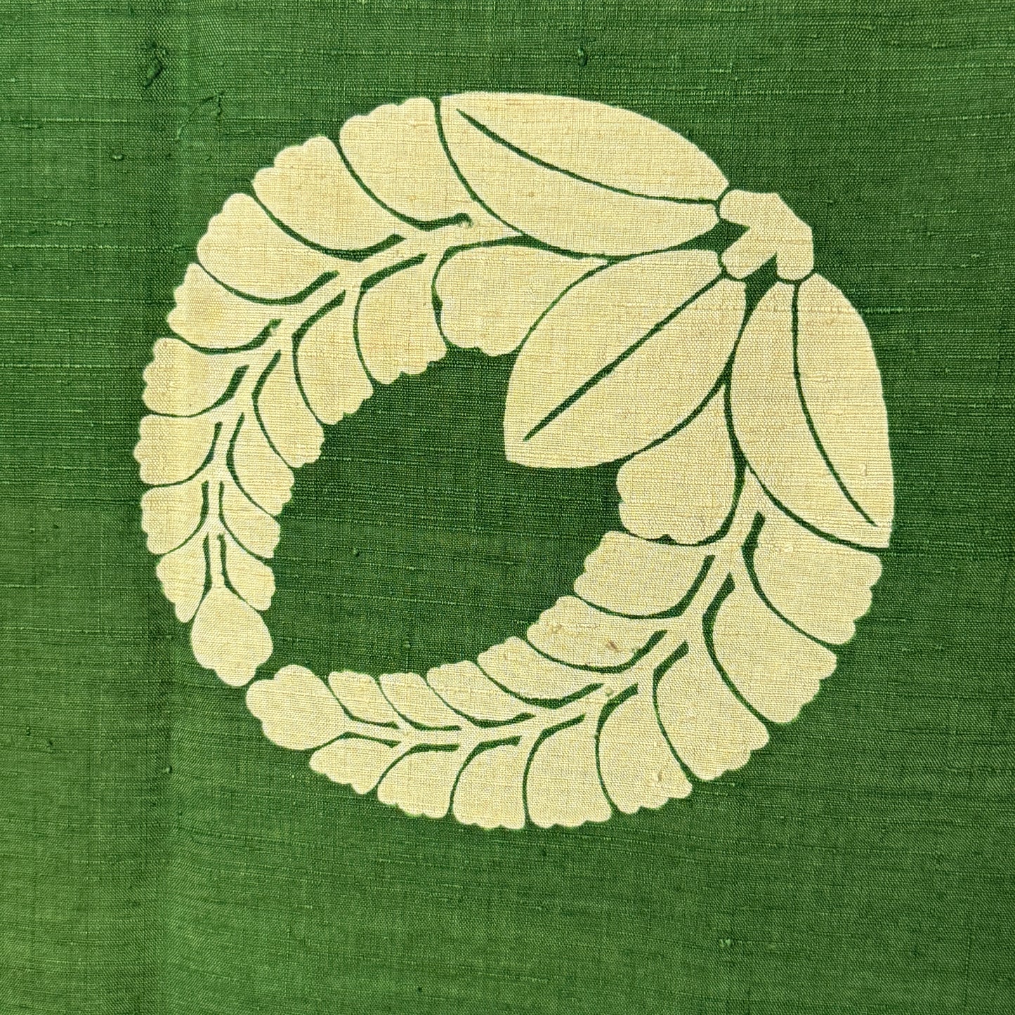 "Nubby Green" Vintage Furoshiki (Extra Large)