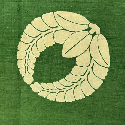 "Nubby Green" Vintage Furoshiki (Extra Large)