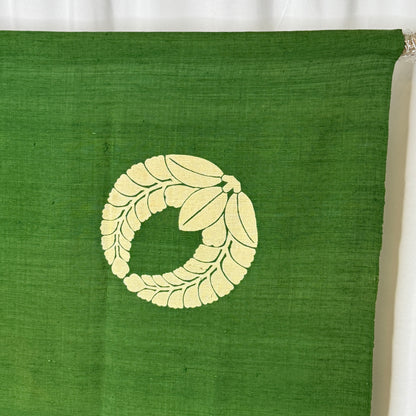 "Nubby Green" Vintage Furoshiki (Extra Large)
