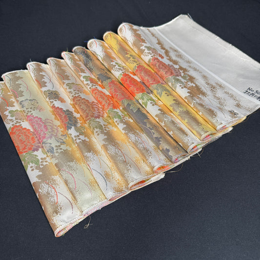 "Peony Sampler 1" Vintage Obi BOLT