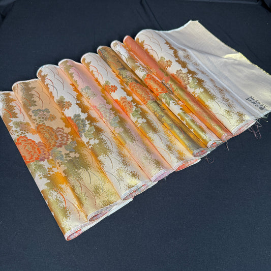 "Peony Sampler 2" Vintage Obi BOLT