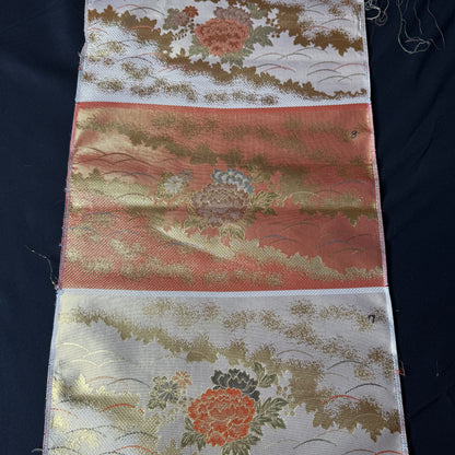 "Peony Sampler 2" Vintage Obi BOLT