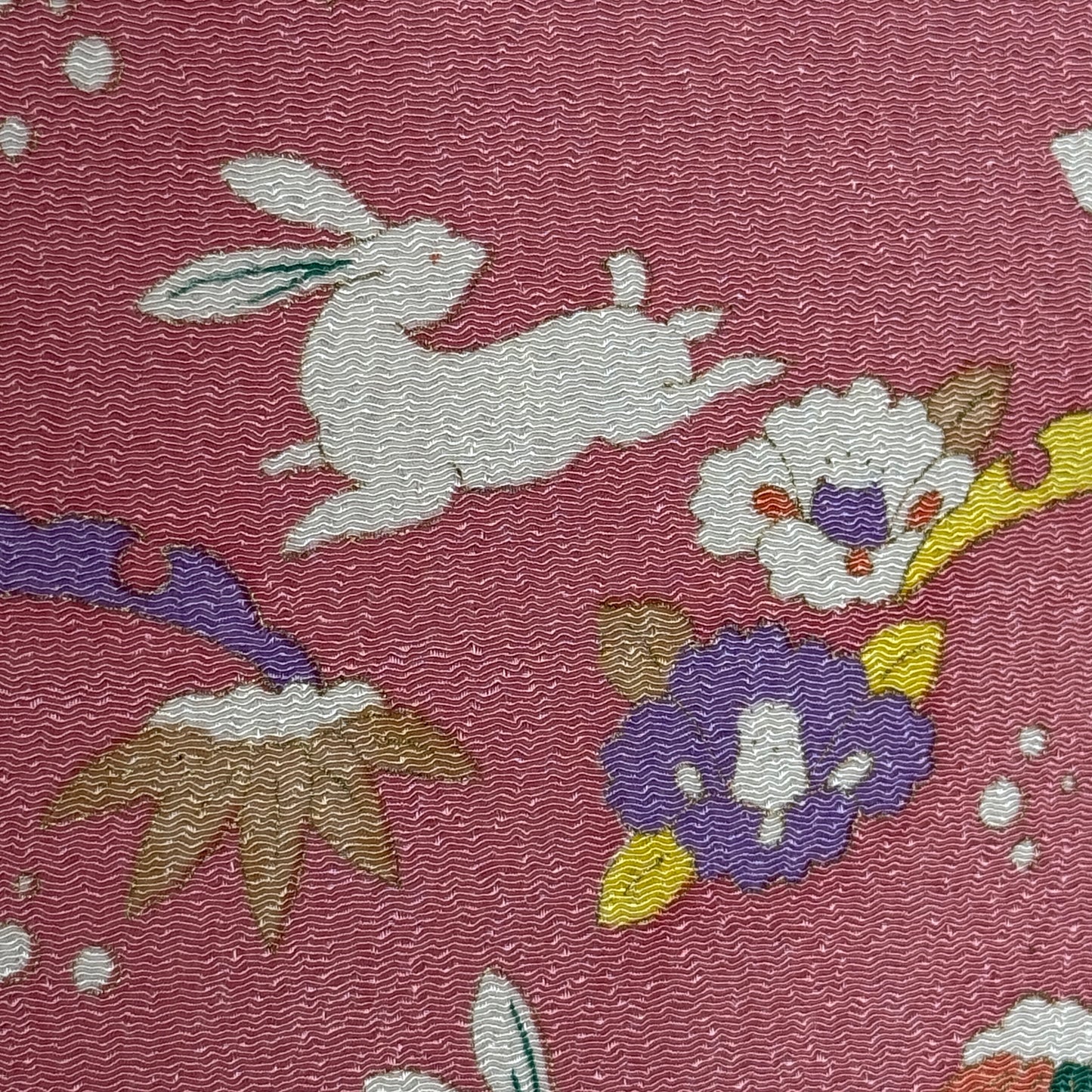 "Winter Bunny" Vintage Furoshiki (Small)